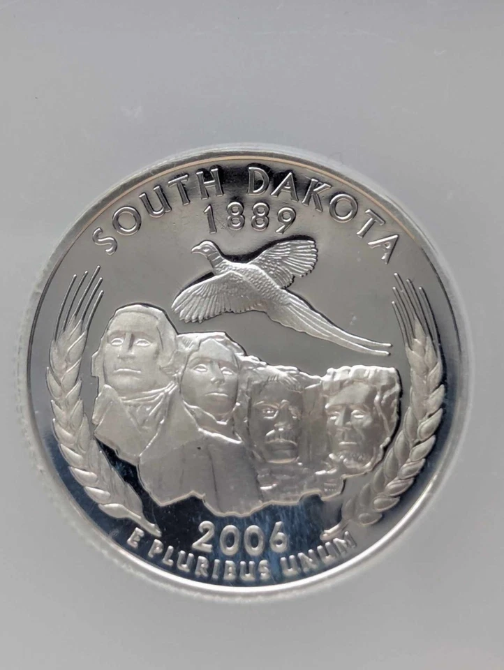 2006-S North Dakota Quarter ICG PR-70 DCAM Silver First Day of Issue #310 of 395 - Image 4 of 4