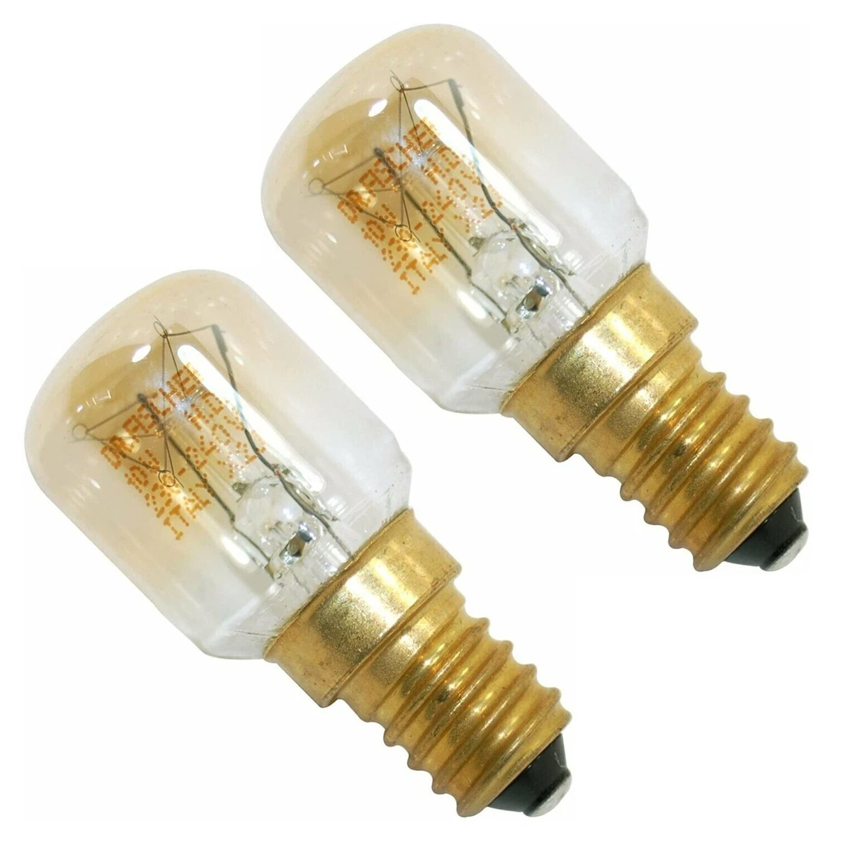 10 Watt Fridge Freezer Light Bulb Lamp Ses E14 Universal Fitting For Any  Make x2