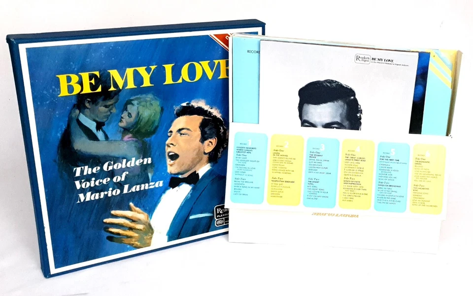 Mario Lanza-Be My Love-The Golden Voice Of Mario Lanza-6LP Box-Reader's Digest  - Image 2 of 4