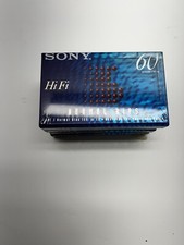 Sony Hi-Fi Normal Bias Type 1 90 Minute Cassette Tapes 4 Pack New Sealed C-60HFB