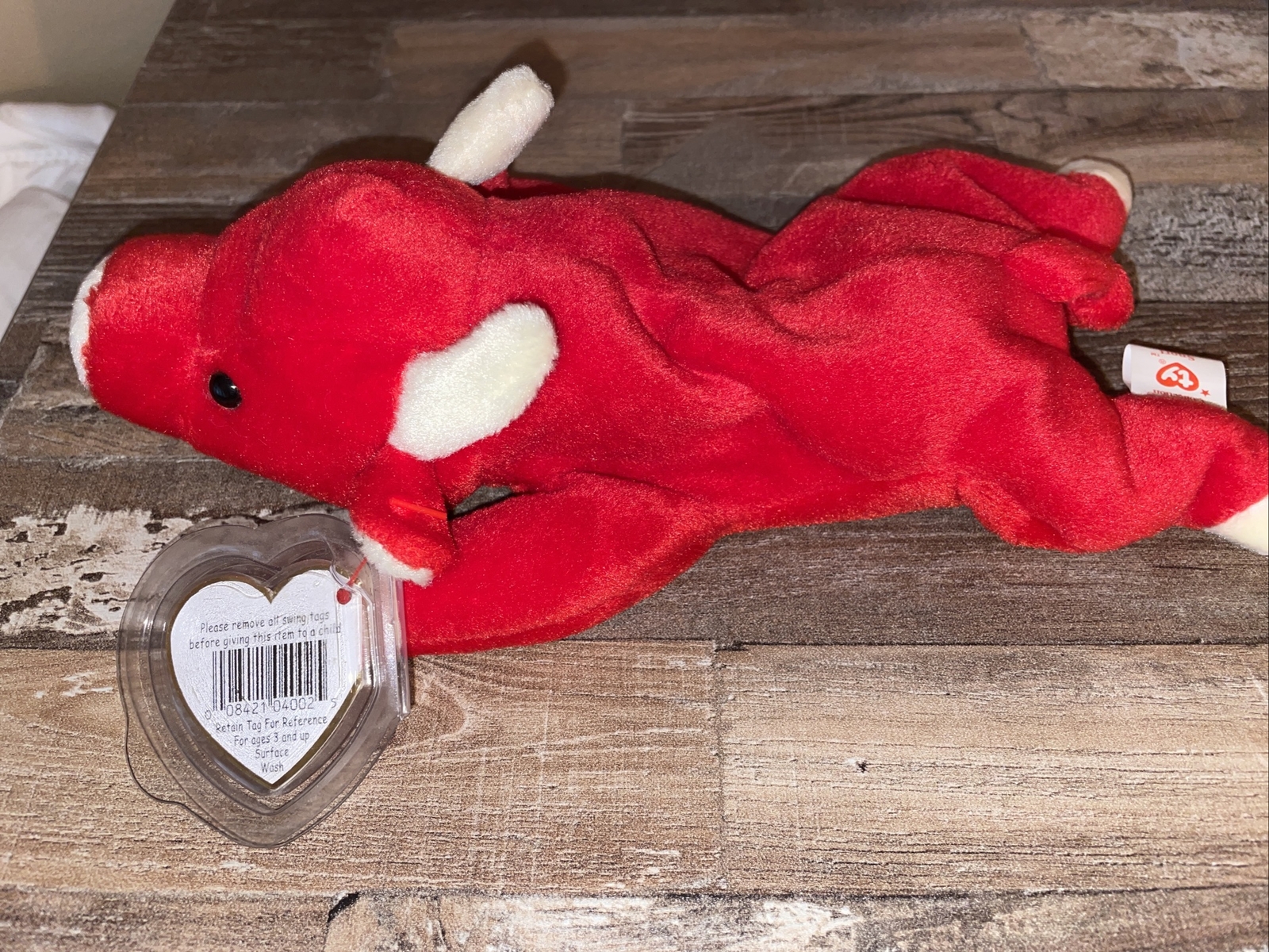 DOUBLE TUSH TAG TY Beanie Baby SNORTTABASCO Style 4002. Retired Rare