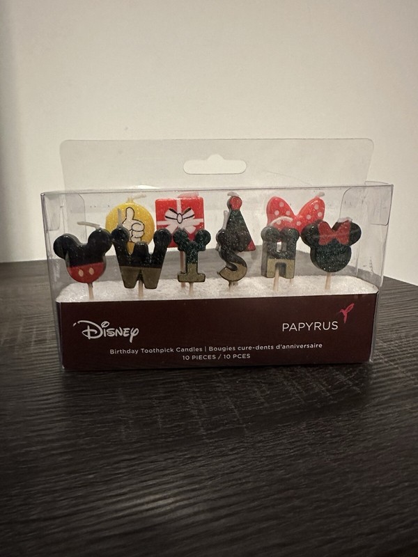 Disney Papyrus Wish Candles
