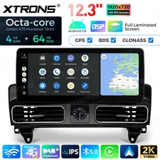 12.3" Android 14  4G+64GB 8-Core Car Stereo GPS For Benz ML-W166 GL-X166 NTG4.5