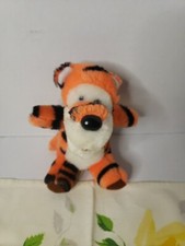 Vintage Sears 6" Tigger Plush Small Stuffed Tiger Sitting Collectors Item Animal