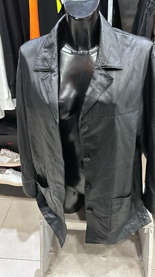 Generico Damenjacke Aus Echten Leder, Gebraucht, Größe 48, Schwarz, LLD177