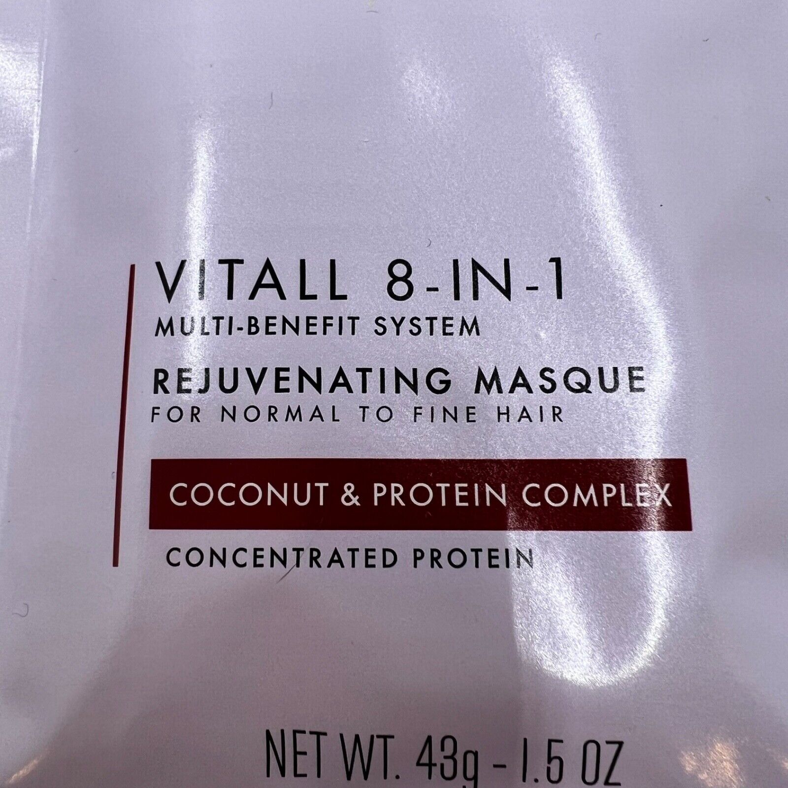 Nexxus Vitall 8 in 1 Rejuvenating Masque 1.5 Oz for sale online