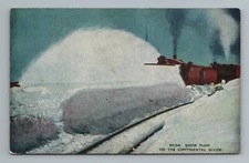 Snow Plow On The Continental Divide, Colorado Postcard