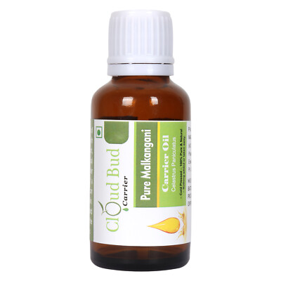 Cloud Bud Pure Malkangani Oil Celastrus Paniculatus Cold Pressed For Hair