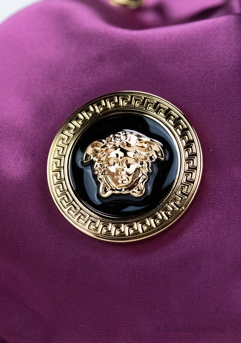 Versace Small Dahlia Nylon Medusa Pendant Bucket Chain