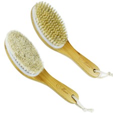 Marin Holz Badebürste Rückenbürste Schweineborsten Pferdeborsten 25cm