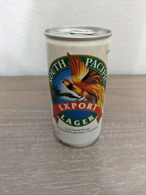 Sp Lagar VTG SOUTH PACIFIC EXPORT LAGER BEER STEEL CAN Papua NEW GUINEA. (Empty ...