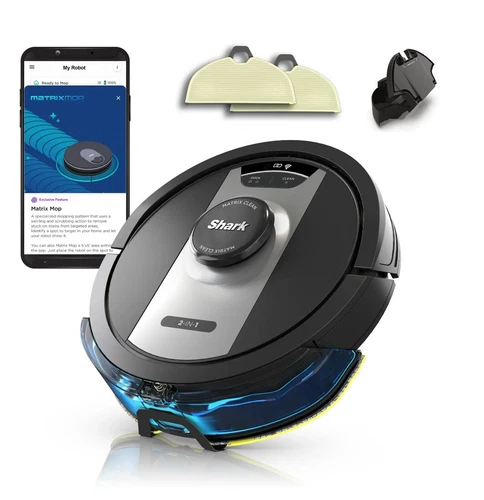 Shark Matrix RV2400WD Robot Vacuum and Mop with WiFi Home Mapping