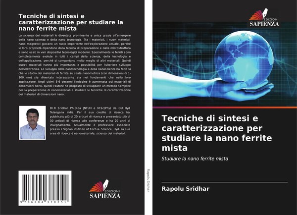 Rapolu Sridhar | Tecniche Di Sintesi E Caratterizzazione Per Studiare La Nano...-image