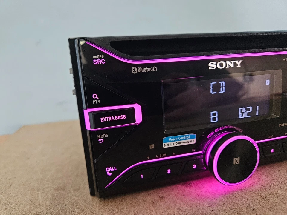 SONY WX-920BT DOUBLE DIN BLUETOOTH CAR RADIO STEREO USB CD PLAYER HEAD UNIT - Image 3 of 4