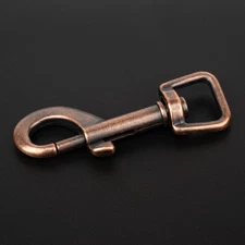 Country Brook Design® 5/8 Inch Antique Copper Swivel Snap Hooks, 10 Pack