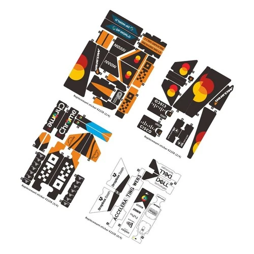Replacement sticker for set 42228 MCL-39, sticker only, no model included.