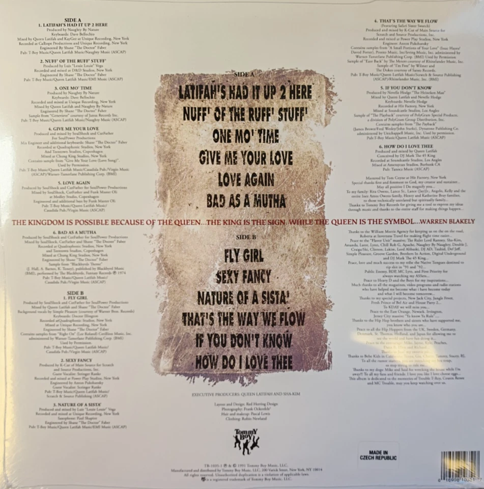 Queen Latifah Nature Of A Sista LP Album vinyl record limited RSD 2024 Hip Hop - Image 2 of 4