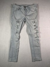 American Eagle Jeans Womens 12 Blue Super Hi Rise Jegging Super Stretch Jeggings