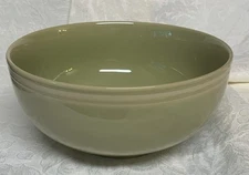 Lindt Stymeist Celadon Vegetable Bowl With Beige Stripe