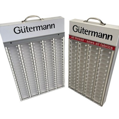 GUTERMANN Sewing Thread Holders TWO ~ 100 & 56 SPOOL RACKS STORAGE DISPLAY CASES