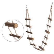 *Pet Hamster Soft Long Climbing Rope Ladder Squirrel Suspension Bridge Fo