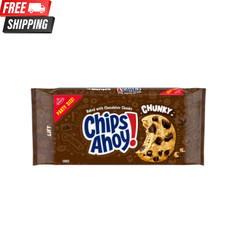CHIPS AHOY Chunky Fudgy Chocolate Chip Cookies, Party Size, 24.75 oz