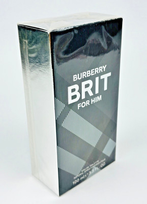 Burberry Brit Men 3.3 3.4 OZ 100 ML Eau De Toilette Spray nib Sealed