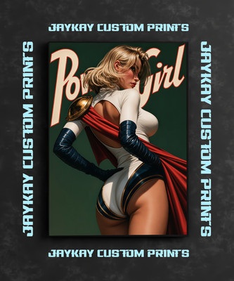 Power Girl Kara Zor-L DC Comic Poster Print - No Frame