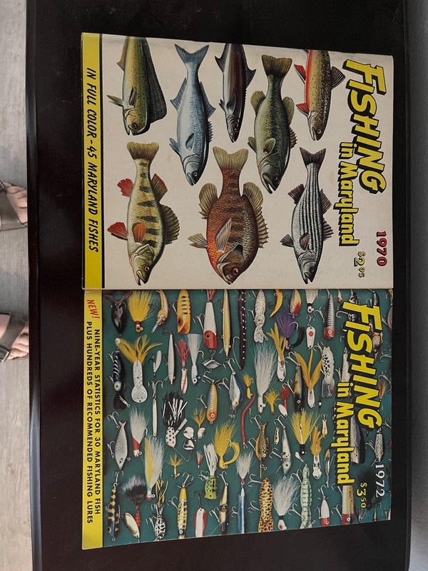 "Fishing In Maryland" Magazines 1970 & 1972