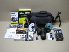 Lustrzanka cyfrowa Nikon D 5100, obiektyw AF-S 18-55 mm, obudowa i akcesoria