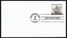 USA, SCOTT #3869, BLANK READY FOR CACHET FDC COVER - USS CONSTELLATION SHIP 2004
