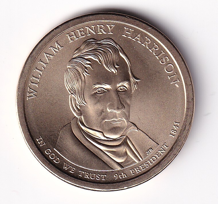 2009 D WILLIAM HARRISON Presidential $1 Dollar Coin from Mint Set #1368