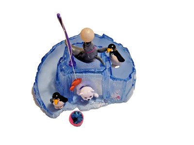 Vintage 1993 Kenner Littlest Pet Shop Zoo Polar Pets