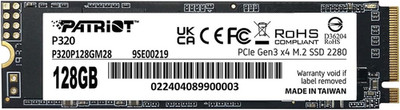 P320 128GB Internal SSD - Nvme Pcie Gen 3X4 - M.2 2280 - Solid State Drive - P32