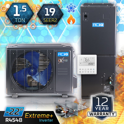 ACiQ 1.5 Ton 19 EXTREME+ Heat Pump Inverter Central AC Ducted Split System HPD