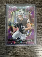 Panini 2025 Select Tommy Mellott Raiders Premier Level Prizm RC #106 /699