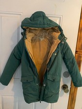 stitch  stone hooded fleece lined jacket winter coat child 8 pre owned