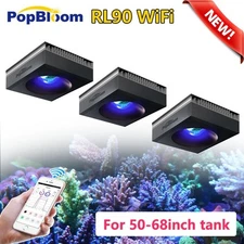 PopBloom 60" 5ft Marine Reef Light LED Fish Tank Aquarium LED Lighting Coral LED