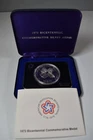 1973 P SILVER BICENTENNIAL COMMEMORATIVE MEDAL AMERICAN REV SAMUEL ADAMS w/ COA