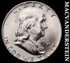 1961-D Franklin Half Dollar-Choice Gem Brilliant Unc ++++ No Reserve #G8606