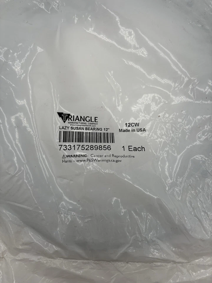 Rodamientos planos Lazy Susan 12 pulgadas soporte redondo para pasteles tocadiscos para computadora EE. UU. Foto 3 de 3