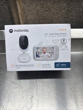 Motorola Lullabies White VM75 5" Video Baby Camera Monitor N0859 TC 