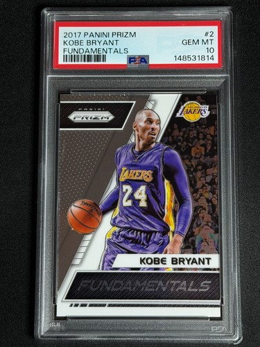 Kobe Bryant #2 2017 Panini Prizm Fundamentals card