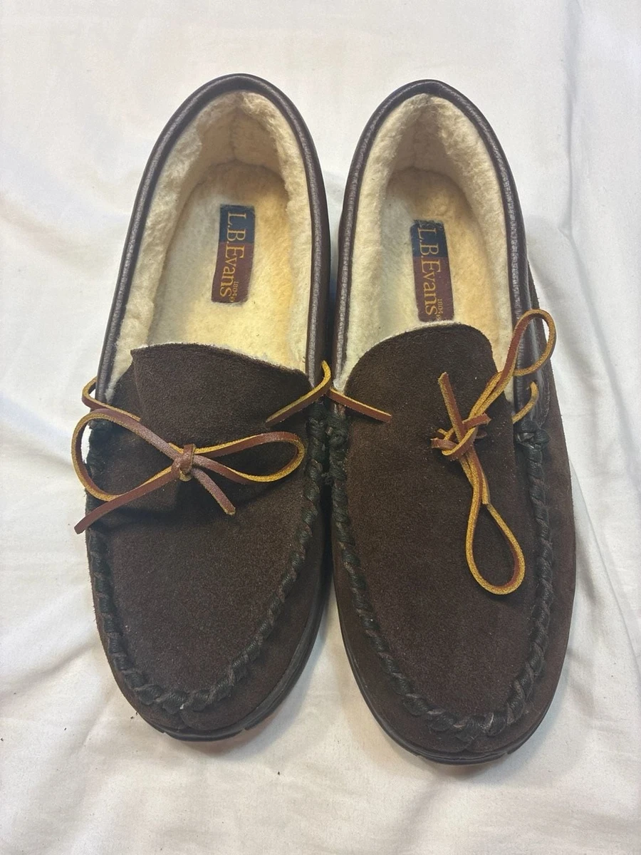 L.B. Evans Moccasin Slippers Men display picture 2