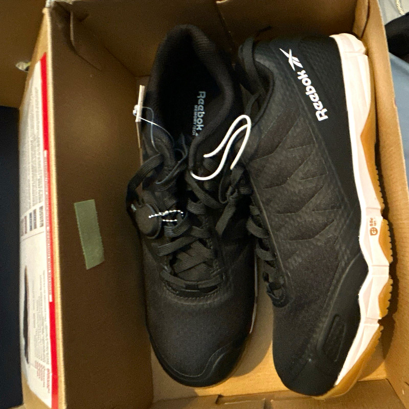 Reebok Speed TR Work RB4450 Men's 11M EH Composite Toe Work Shoes Black