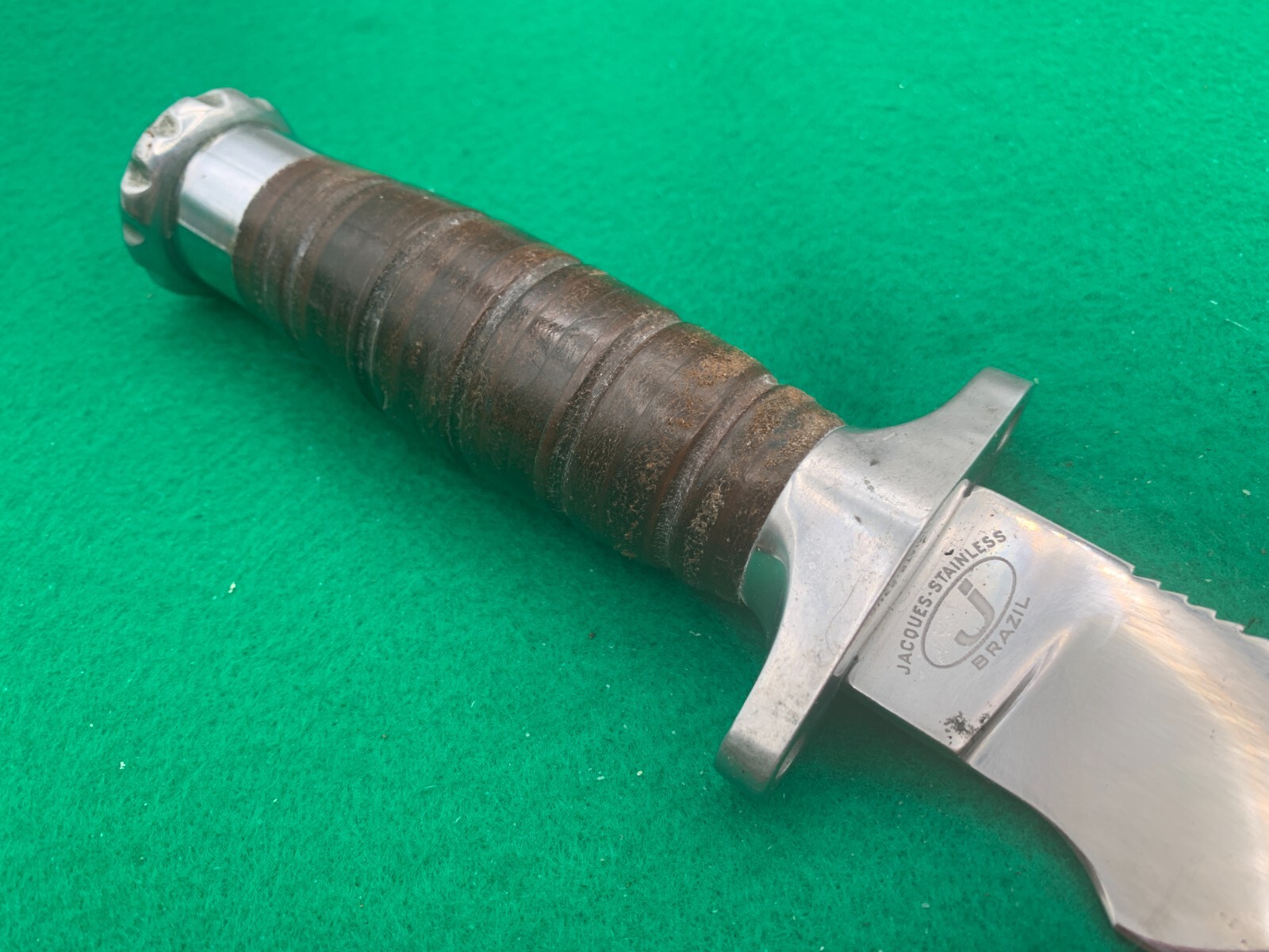 💯Vintage GARCIA JACQUES BRAZIL HACKMAN SURVIVAL FIGHTING KNIFE VIETNAM