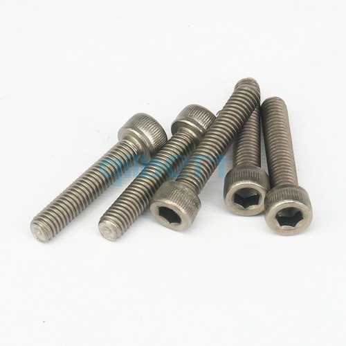 10pcs M6x 10mm-120mm Length GR2 Titanium Hex Socket Head Cap Screw Bolts DIN 912 - Picture 37 of 65