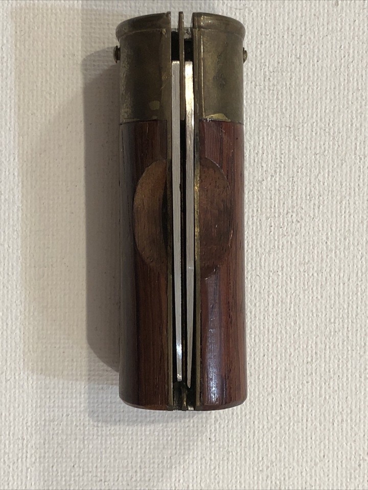 Vintage Winchester 12 Gauge Shotgun Shell Blade Knife Wood | eBay