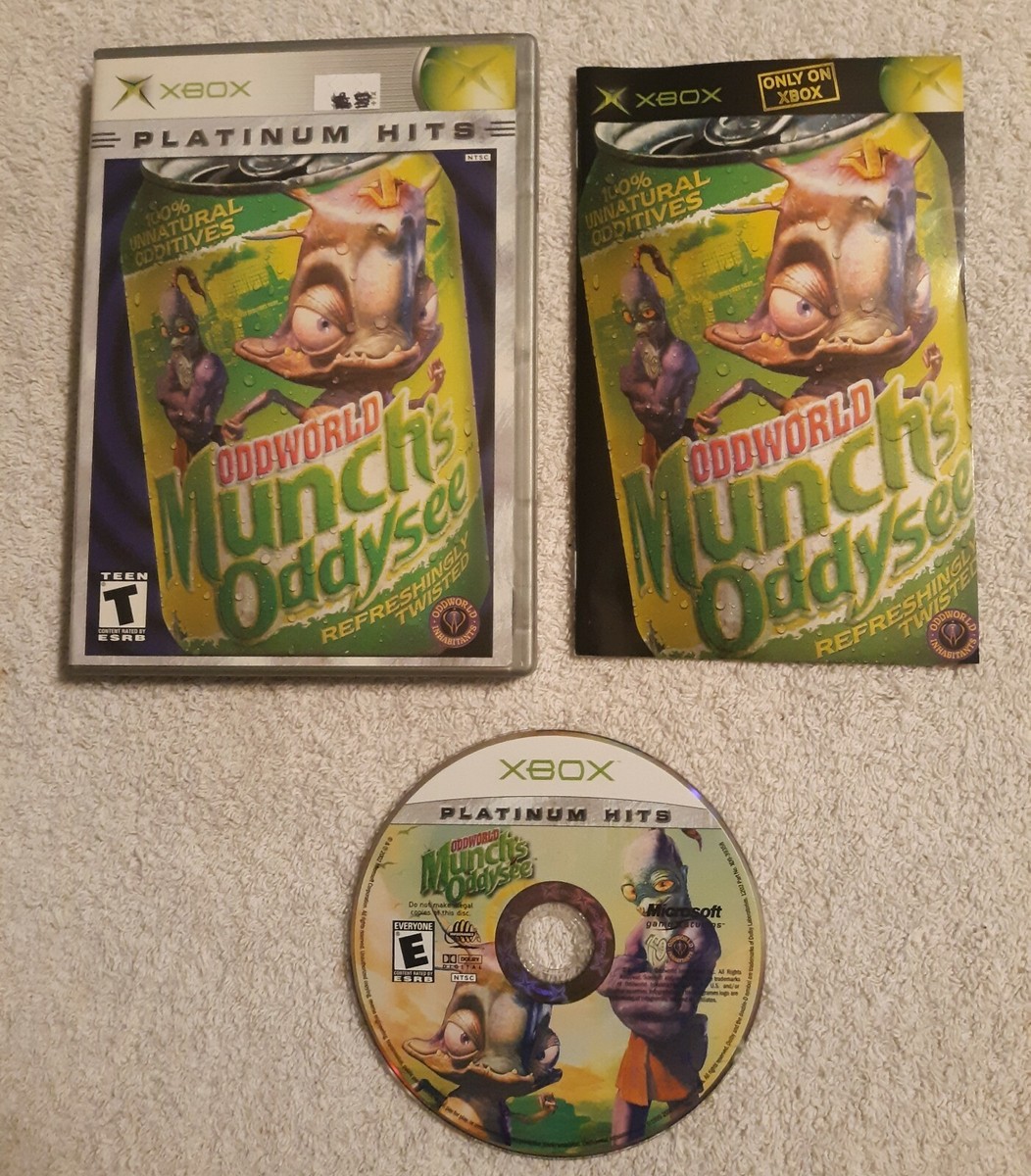 Xbox - xbox★ODDWORLD Munch's Oddysee PLATINUM Xbox Oddworld: Munch's Oddysee Platinum Hits , complete | eBay