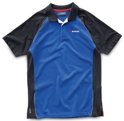 SUZUKI Original Team Polo-Shirt, Blau-Schwarz, S / 48